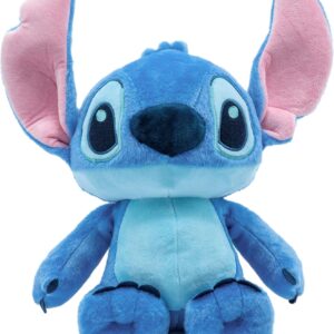 Disney Baby Lilo & Stitch Soft Huggable Stuffed Animal Cute Plush Toy for Toddler Boys and Girls, Gift for Kids, Blue Stitch 15 Inches